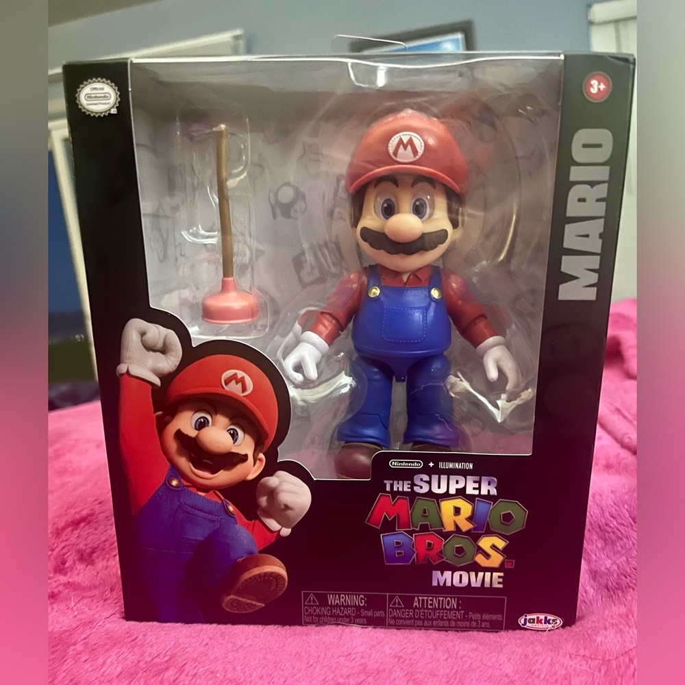 Nintendo MARIO Figure 5-Inch The Super Mario Bros. Movie Jakks Pacific 2023 New